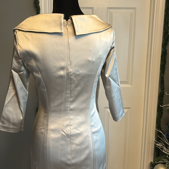 KAY UNGER Cream Dress - Picture 10 of 16